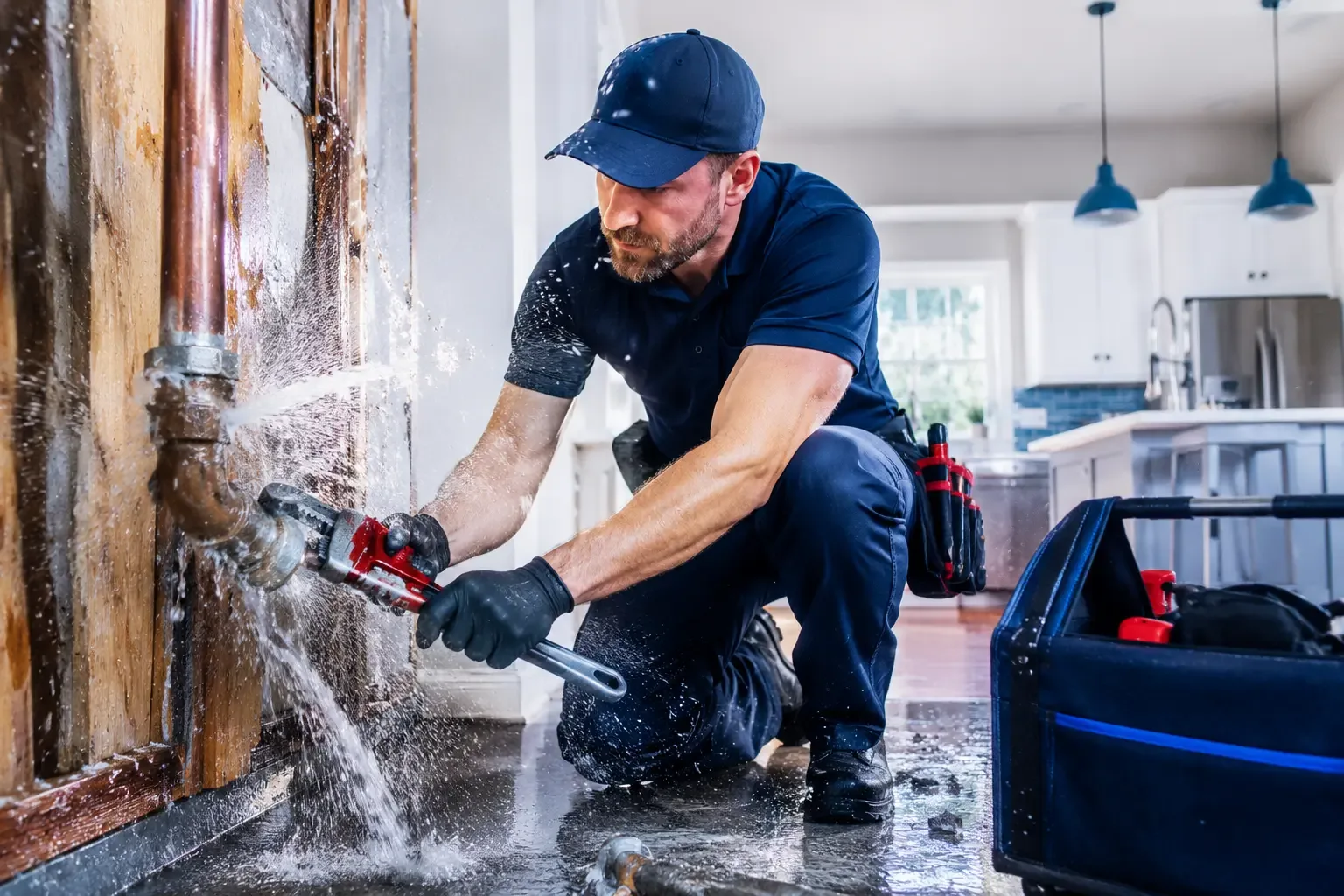 Local emergency pipe repair professionals in Crystal Spring, PA